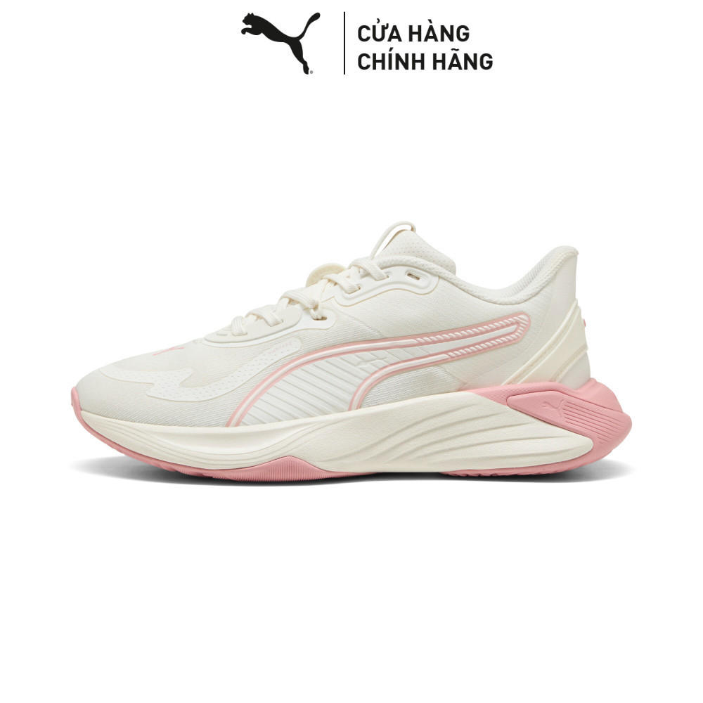 Giày Tập Luyện PUMA Nữ PWR Hybrid TR Wns Warm White-Rosy Outlook-Jasmine Flower Màu Trắng