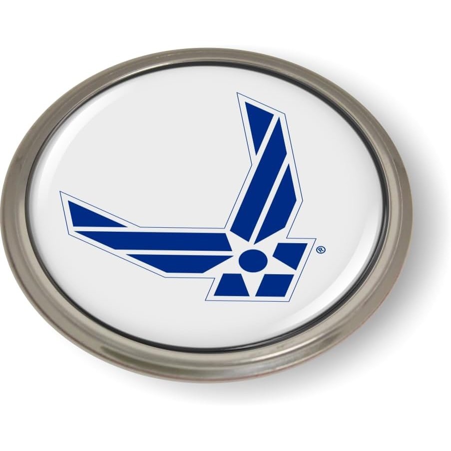 Hoa Kỳ Nhãn dán huy hiệu biểu tượng ô tô hình vòm 3D AIR Force Symbol Vỏ nhôm bán linh hoạt - Sản ph