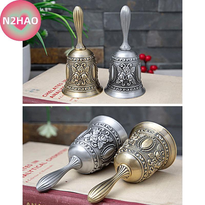 N2HAO Retro Metalen Tone Hand Held Craft Bruiloft Decoratie Alarm n