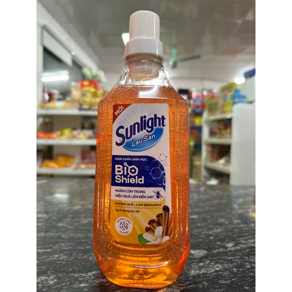 Chai Nước Lau Sàn Sunlight Tinh Dầu Thiên Nhiên Hương Quế  1kg