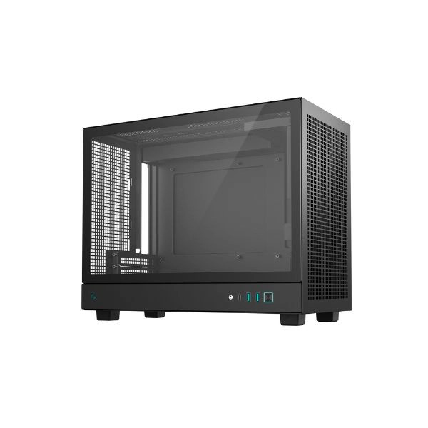 Vỏ Case DeepCool CH160 PLUS Mini-ITX, M-ATX ( Black/ White)  - Hàng Chính Hãng