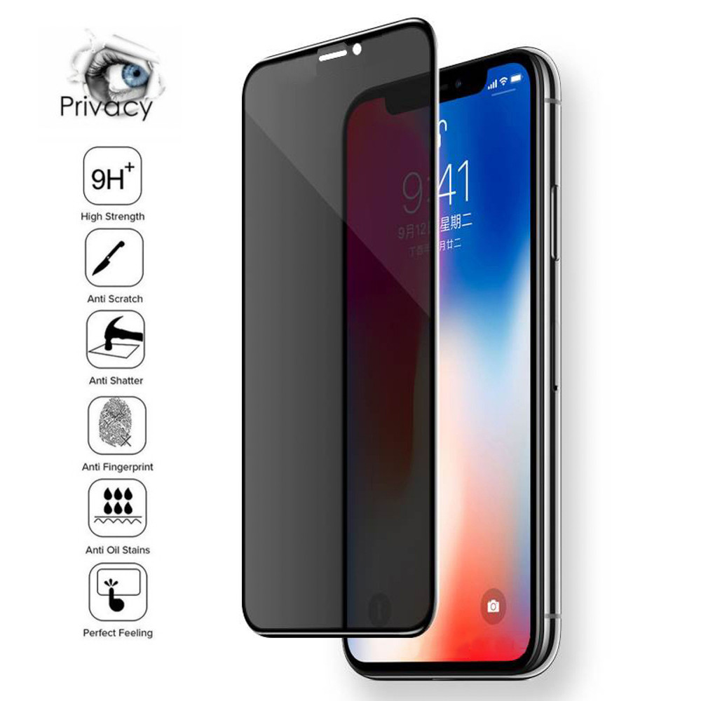 Kính cường lực riêng tư cho iPhone 11 15 16 14 13 12 15 Pro Max XR Xs Max 6 7 8 Plus SE 2020 Tấm bảo