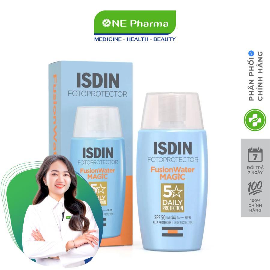 Sữa Chống Nắng Hằng Ngày Mỏng Nhẹ Isdin Fotoprotector Fusion Water Magic SPF50 - 50ml