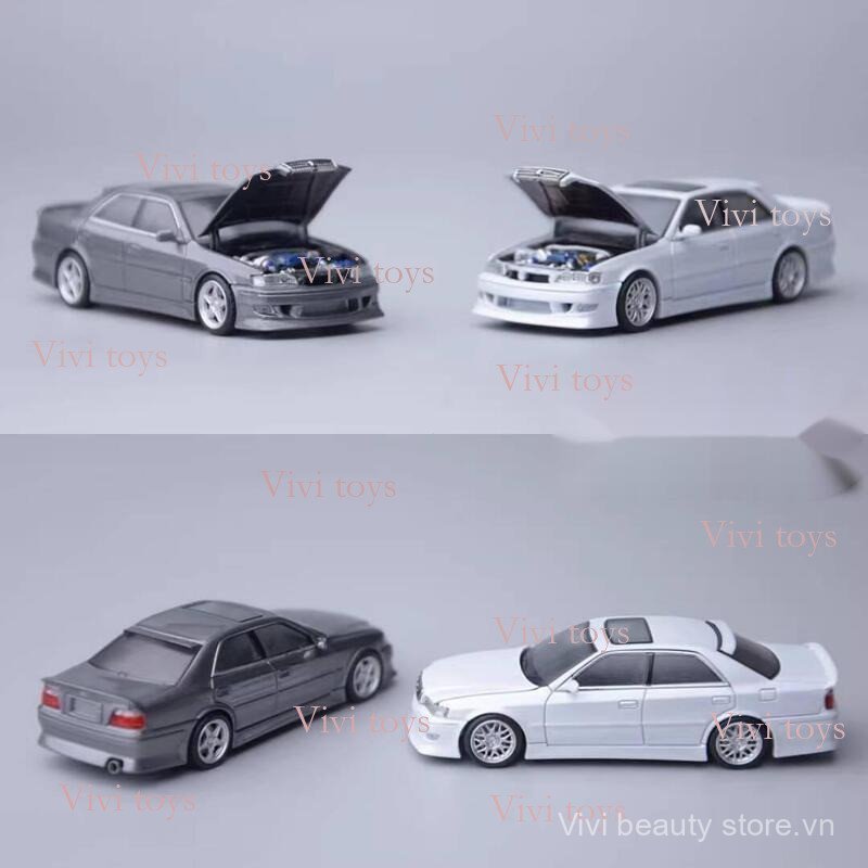 {{Vivi đồ chơi}} Còn hàng FH 1: 64 Tian JZX100 MK6 Chaser Hợp kim mở nắp xe Model 1 360120 Y0OM