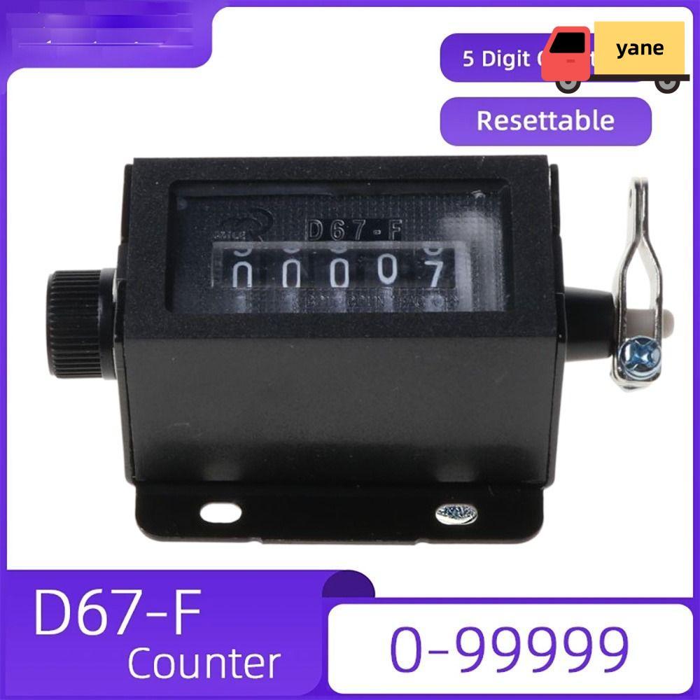 YANE Lap Counter Digit 0-99999 Để In Báo Chí Tally Counter Pull Counter