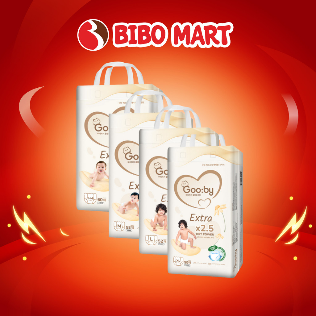 Bỉm Tã Quần Gooby Extra Thấm Hút Vượt Trội Chống Tràn Chống Thấm Ngược Đủ Size - Bibomart