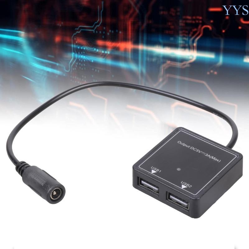Bộ sạc USB đa năng YYS DC5 5x2 1mm sang USB Bộ sạc nguồn cho bảng điều khiển năng lượng mặt trời Bộ 