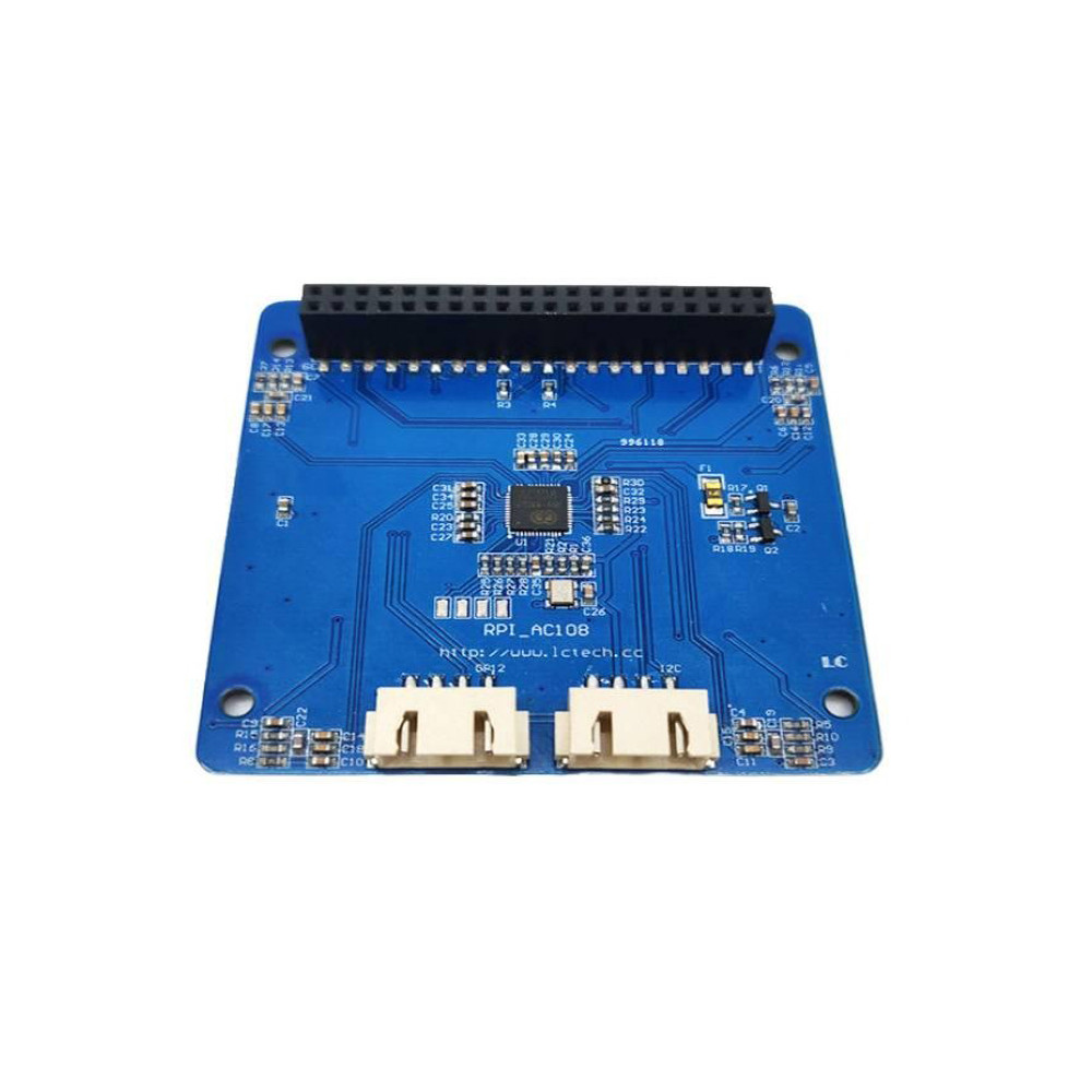 Mô-đun nhận dạng giọng nói ReSpeaker cho bộ giải mã âm thanh Raspberry Pi AC108 Mảng 4-Microphone AP