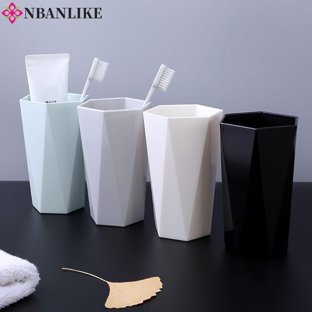 NBANLIKE Phòng Tắm Tumblers Khỏe Mạnh Có Thể Tái Sử Dụng Di Động C0ffee Cốc Đồ Dùng Phòng Tắm Cốc Dr