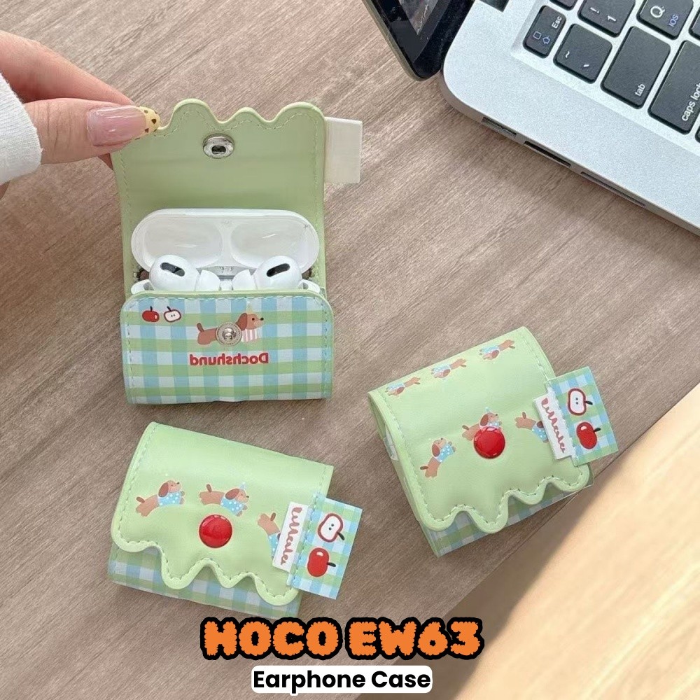 [Yoshida] Dành cho vỏ HOCO EW63 Vỏ bọc tai nghe dệt may hoạt hình dễ thương