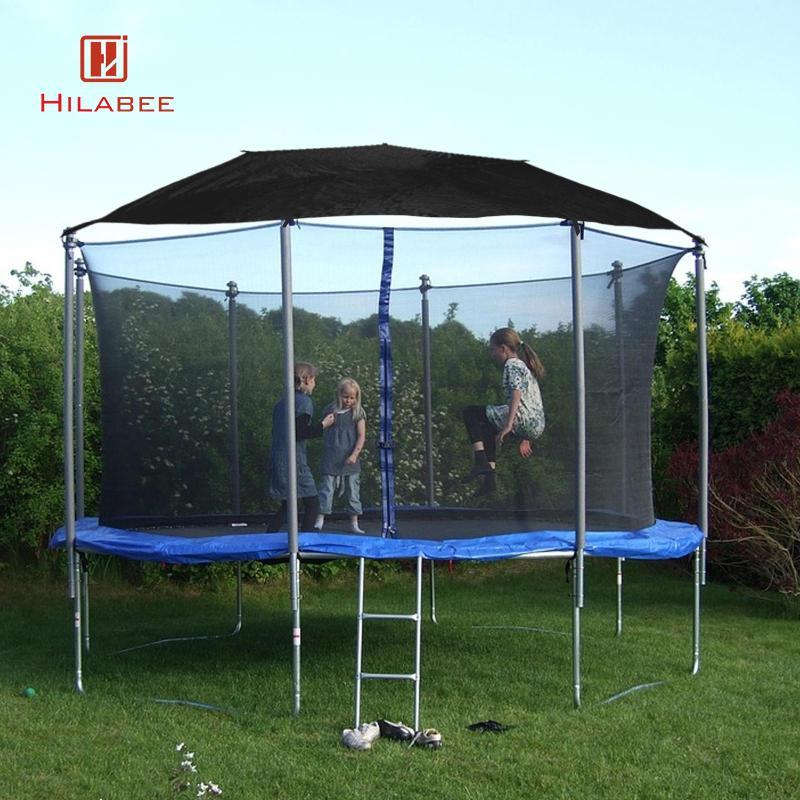 HILABEE 10ft Trampoline Top Cover Ngoài Trời Tán Dễ Dàng Lắp Đặt Vật Dụng Che Mưa
