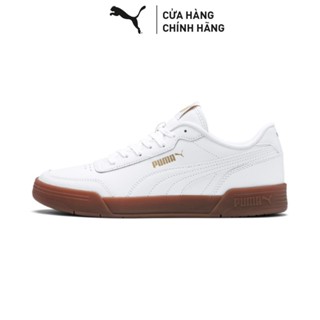 Giày Thời Trang PUMA Unisex Caracal White- Team Gold Màu Trắng