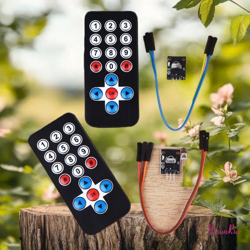 YosunRui] 1 Bộ Mô-đun điều khiển từ xa hồng ngoại HX1838 Mô-đun thu hồng ngoại không dây Bộ DIY HX18