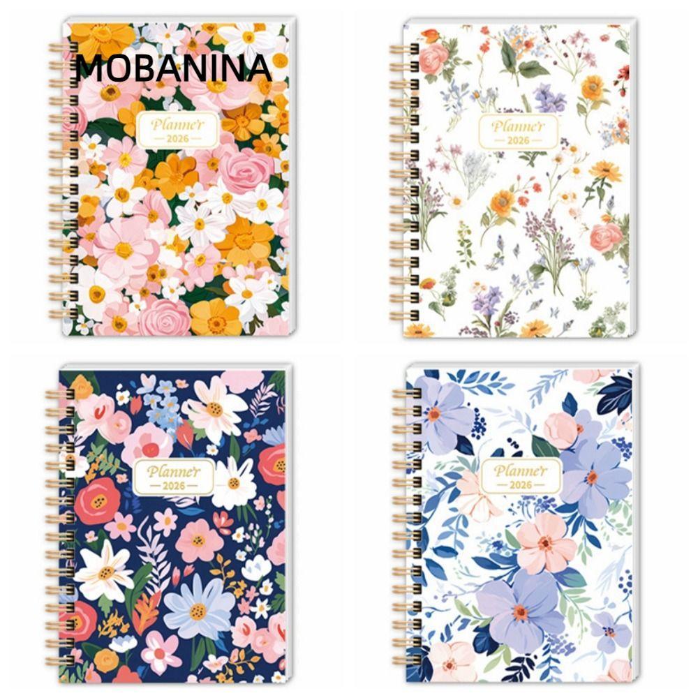 Lịch MOBANINA 2026, Jan.2026 - Dec.2026 A5 2026 Người lập kế hoạch, Lịch trình nghị sự hàng tuần và 