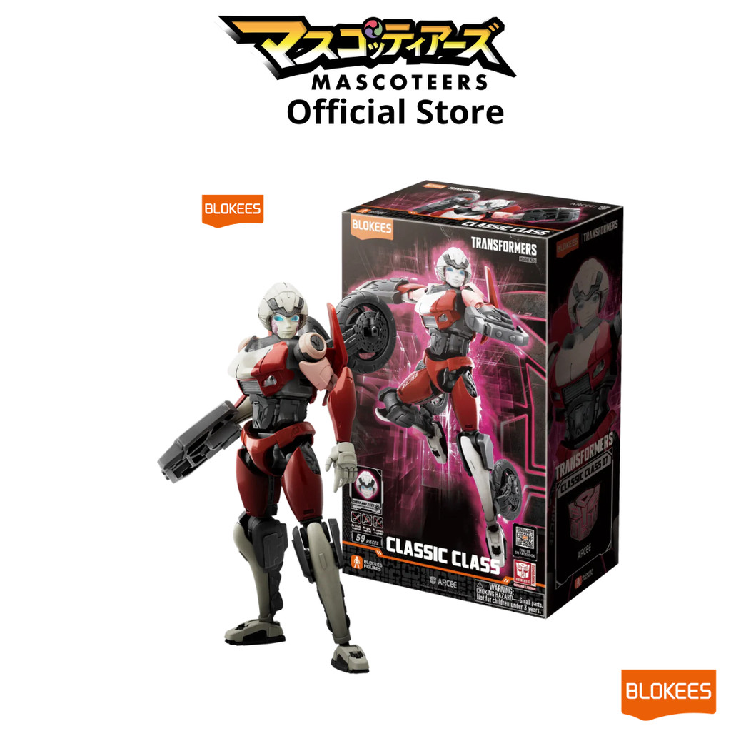 BLOKEES Blokees Hình - Transformers 71152 - Classic Class 07 - Arcee (Model Kit-Luminous Eyes)