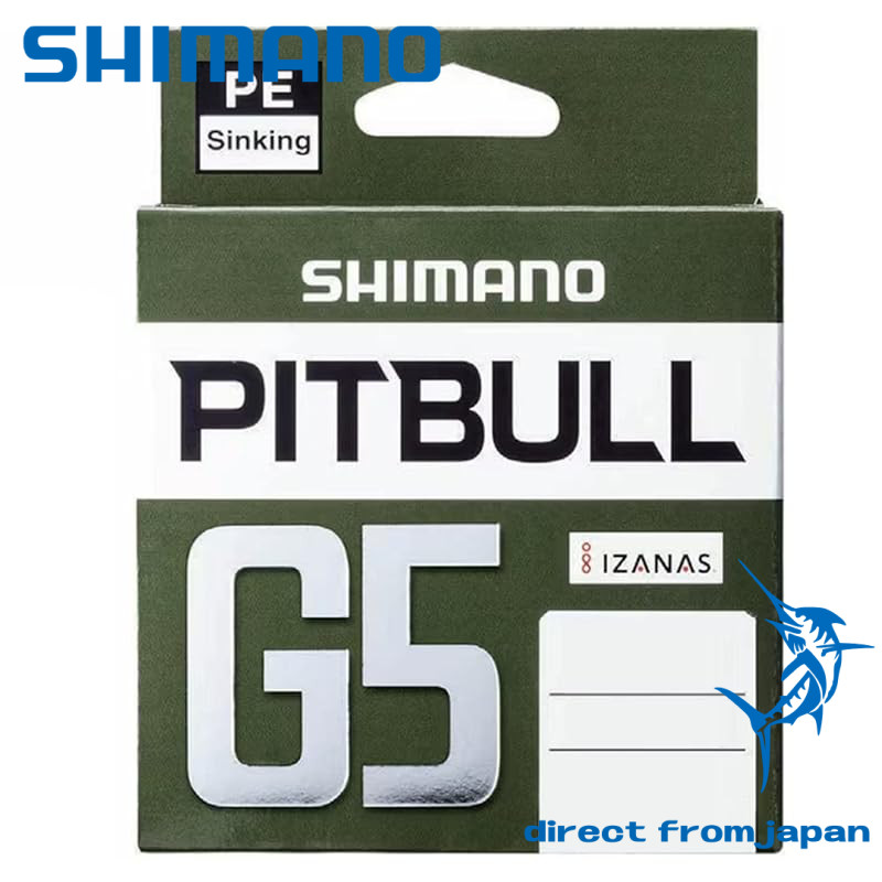 SHIMANO Pitbull G5 100m LD-M41U High Orange Fishing Line, Size 1 - Superior Strength and Durability 