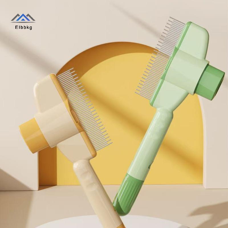ELBBKG Dogb Pet Hair Remover One Button Dogs Brush Cat Brush Massagebs Dog Grooming Brush Tool Pet S