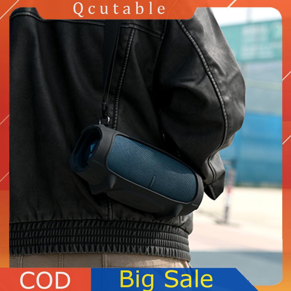 Vỏ silicon có dây đeo Vỏ loa tương thích Bluetooth Chống rơi cho phụ kiện loa JBL Charge 5