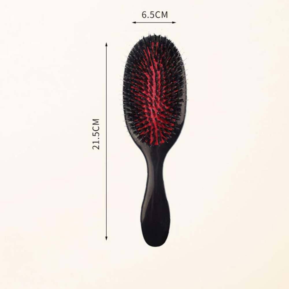Natural Boar Bristle Hair Brush Comb Hair Extension Brush Scalp Massage