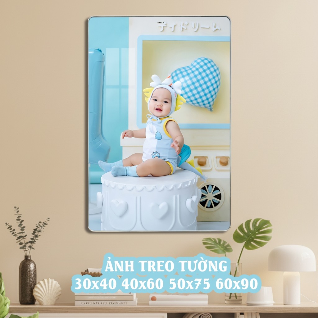 Ảnh treo tường 30x40 40x60 50x75 60x90 cm in theo yêu cầu,  in ảnh từ điện thoại