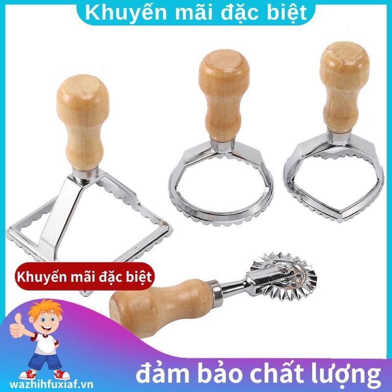 Bộ cắt Ravioli Ý Pasta Press Bộ phụ kiện nhà bếp Ravioli Maker Mold Tool Ravioli Stamp Set Pastry Wh