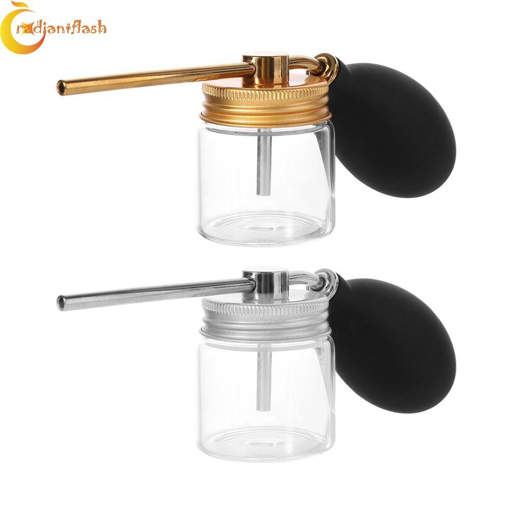 RADIANTFLASH Hair Salon Powder Spray Bottle, Talcum Hair Building Powder Blower Puffer, Xịt thủy tin