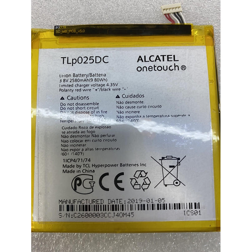 Thích hợp cho Alcatel Alcatel OT-8050D TLp025DC Điện thoại di động Pin hoàn toàn mới