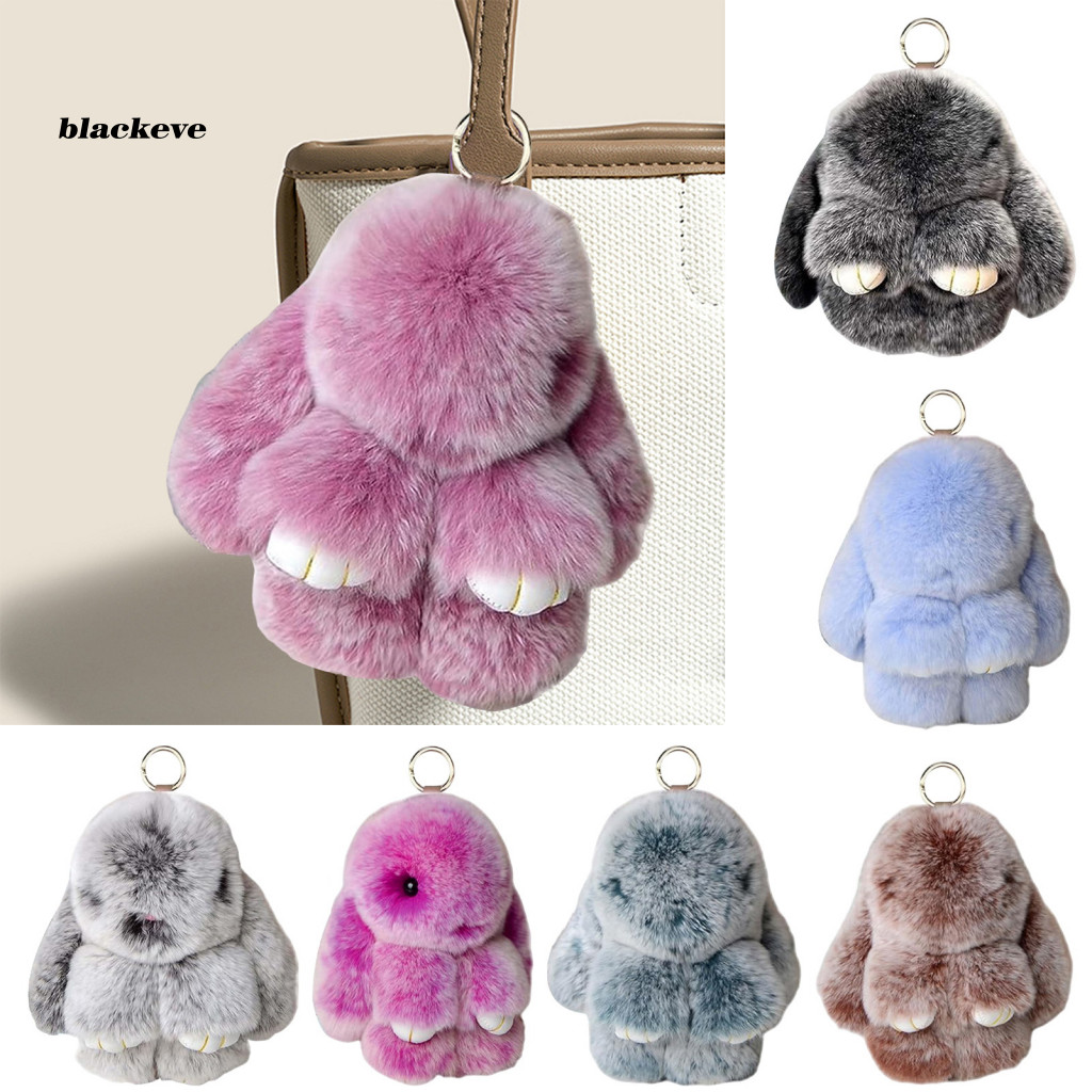 BL- Móc khóa thỏ trẻ em Móc khóa thỏ sang trọng Móc khóa thỏ sang trọng mềm mại thủ công có hộp thiế