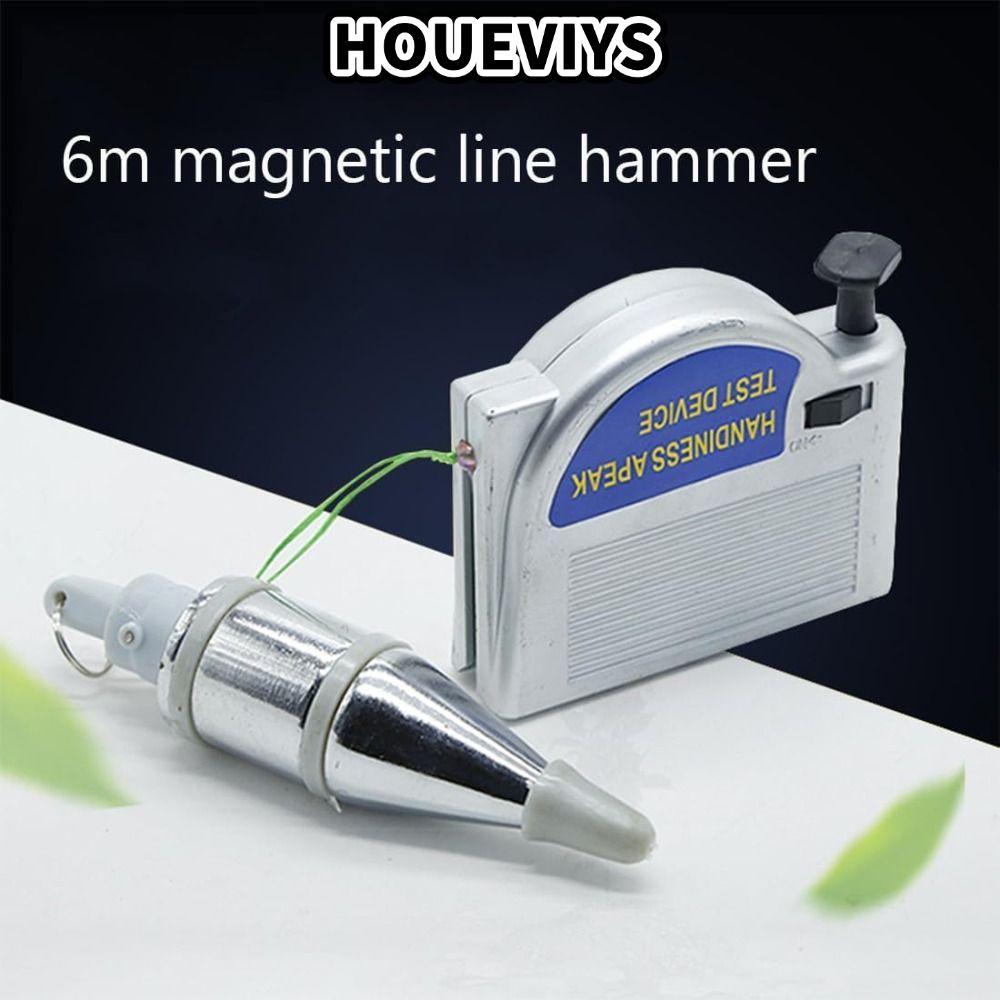 HOUEVIYS Plumb Bob có thể thu vào, Công cụ Bobs Plumb linh hoạt tự động, từ tính di động ổn định nha