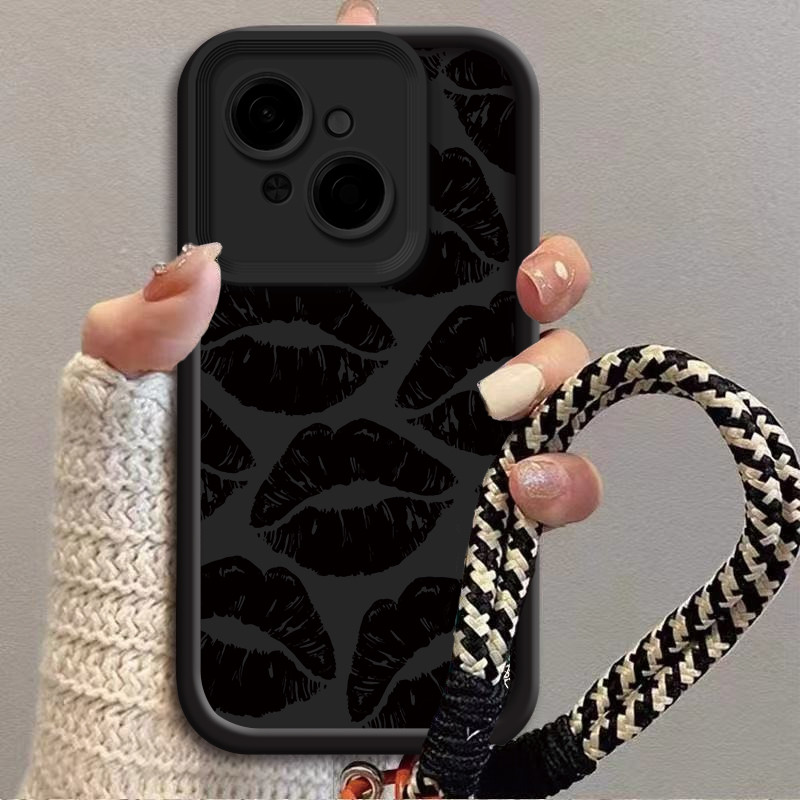 Vỏ môi màu đen cho Tecno POP 9 Tecno POP 10 SPARK GO 1 SPARK GO 1S SPARK GO 2025 SPARK GO2 = SPARK G