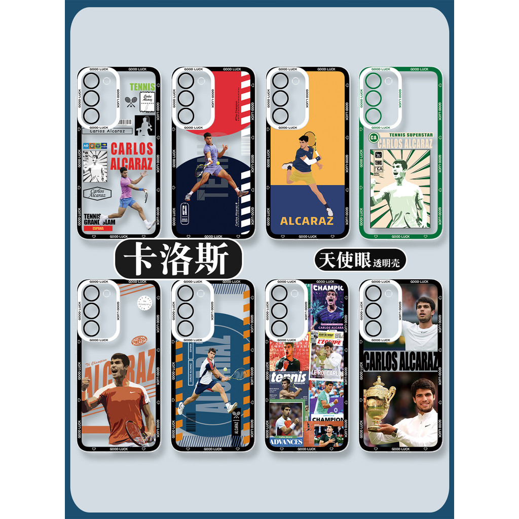 Ốp Điện Thoại Carlos Alcaraz Aka Galaxy Samsung A16A15 A73A72 Thích Hợp Cho A56A55A54 Carlos.Alkaras