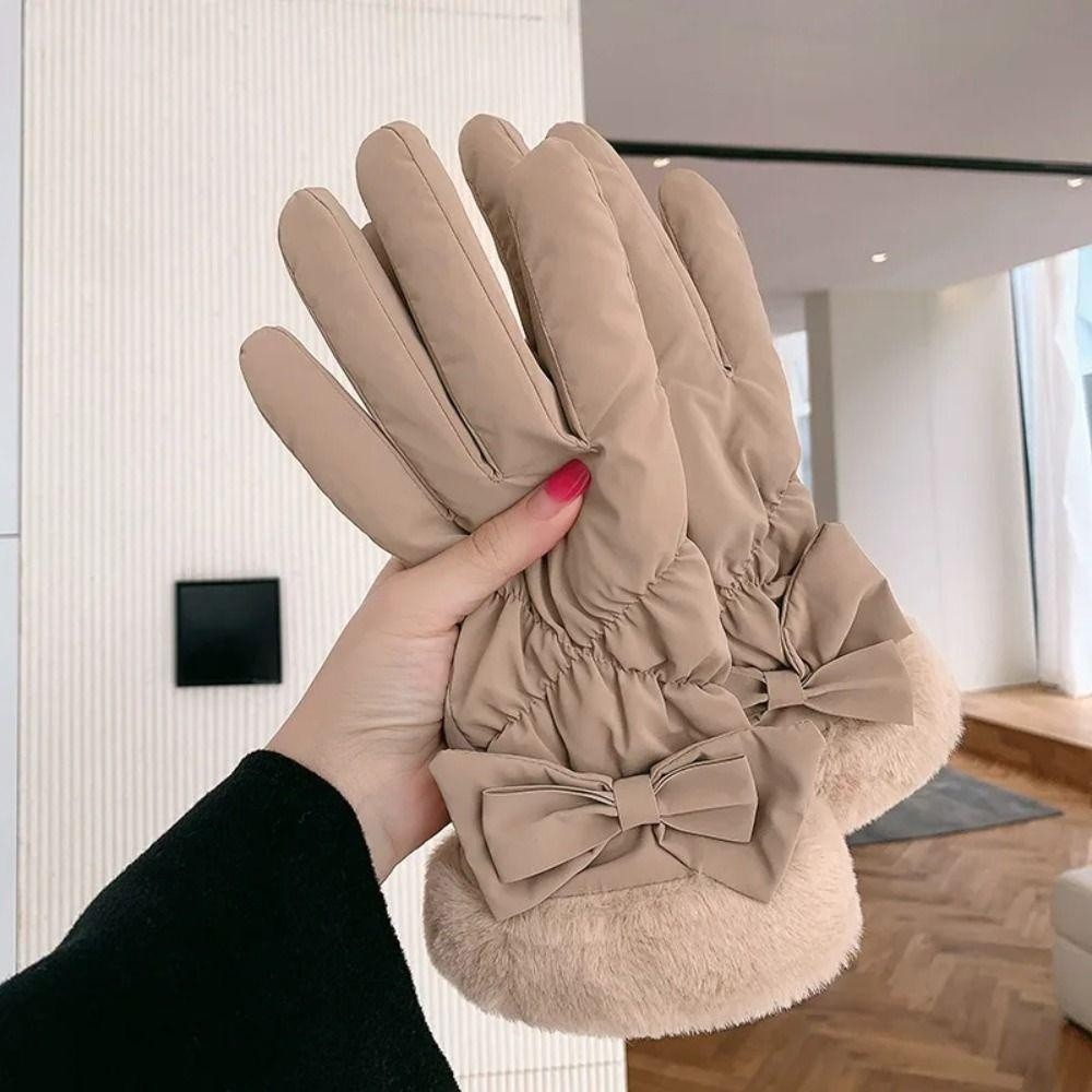 Găng tay mùa đông trượt tuyết màn hình cảm ứng chống lạnh, đi xe đạp chống nước gió ấm áp H570