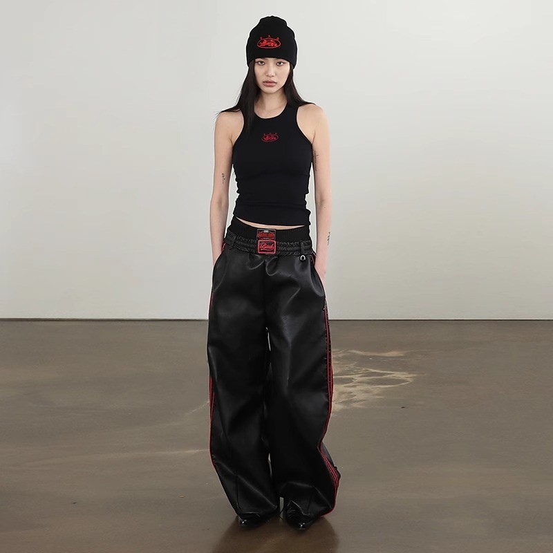 Badblood  bcac Series of Spicy Girl Racerback Tank Tops for Women, Casual Embroidered Sports Tops