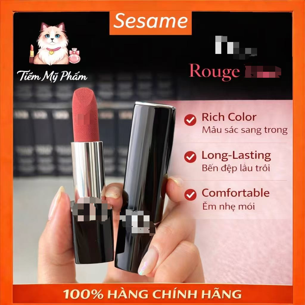 【Chính Hãng】💋Son Lì 𝔻𝕚𝕠𝕣 Rouge Velvet |  Lipstick 2025 | Full Box/ Full Size💋