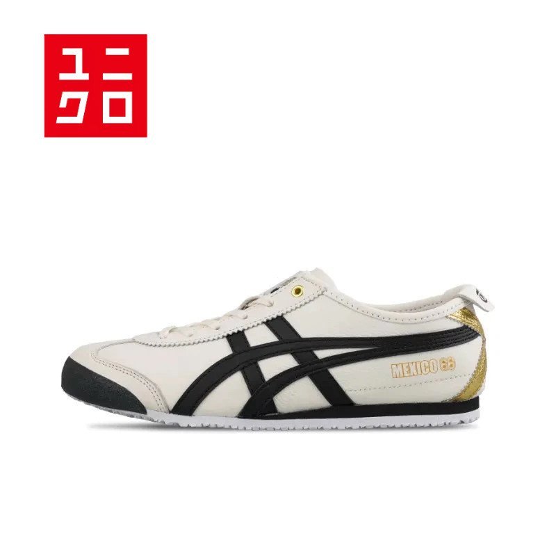 Onitsuka Tiger Mexico 66 Cream Bla ☂ ✾ shoes ❈ ❈ shoes 1183B493-100 6ZEW