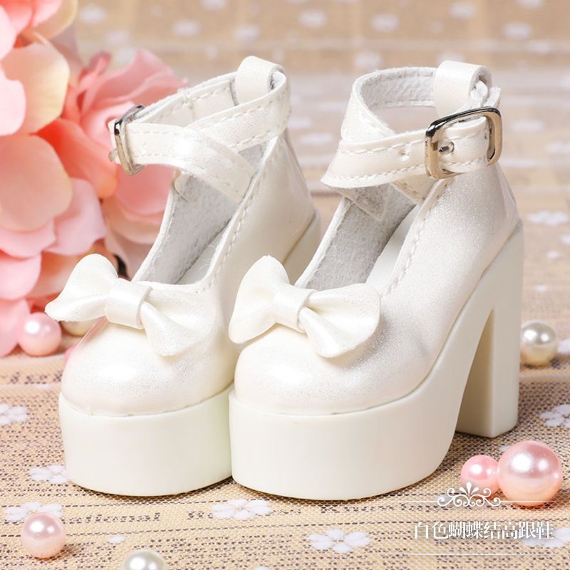 [Mặc nhỏ dễ thương] Giày búp bê Ye Loli 60cm KD Ice Princess Barbie Doll Giày cao gót 3 điểm BJD / S