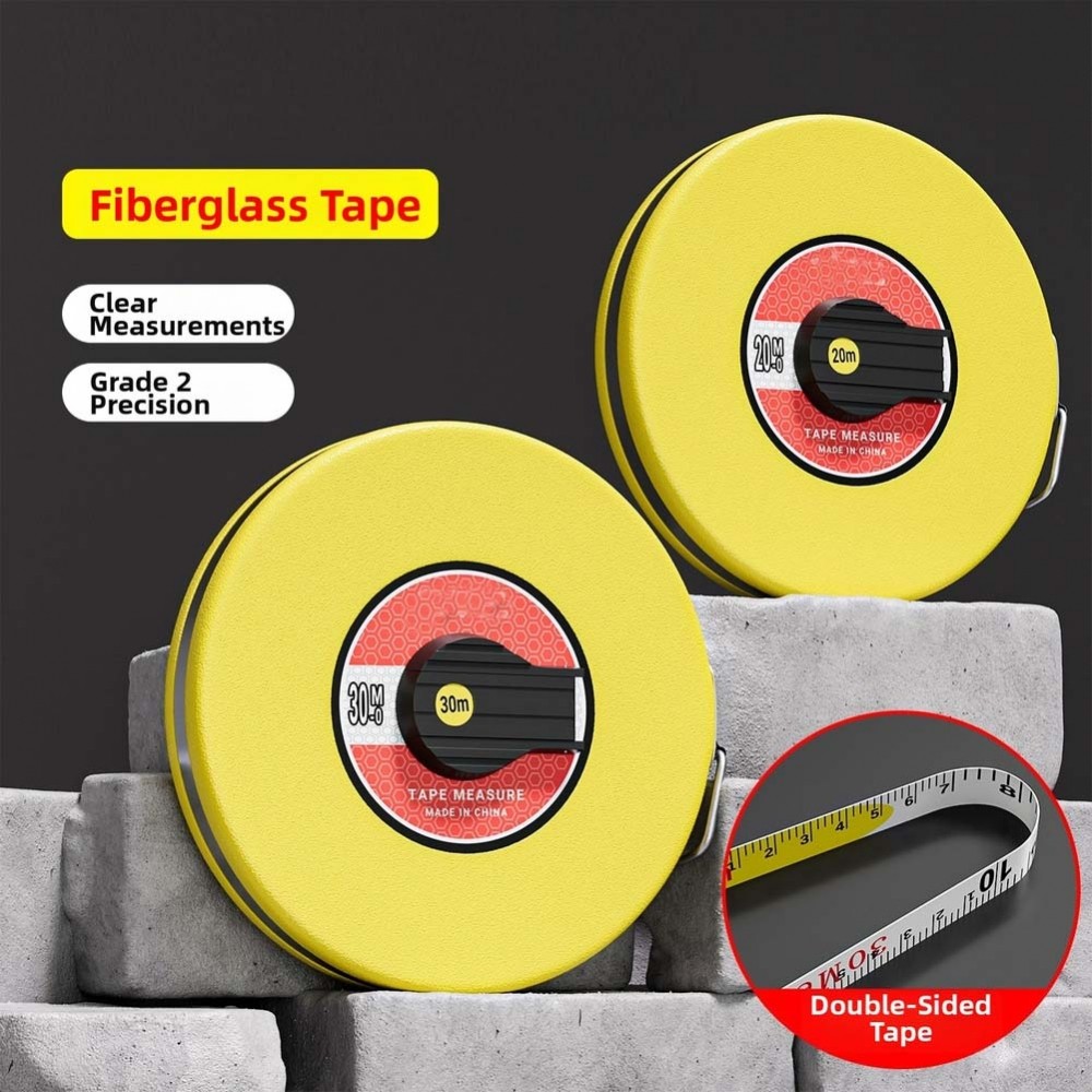 [COD] Fiberglass Tape Fiberglass Blade Dual-sided Scale ABS Housing Smooth Retraction