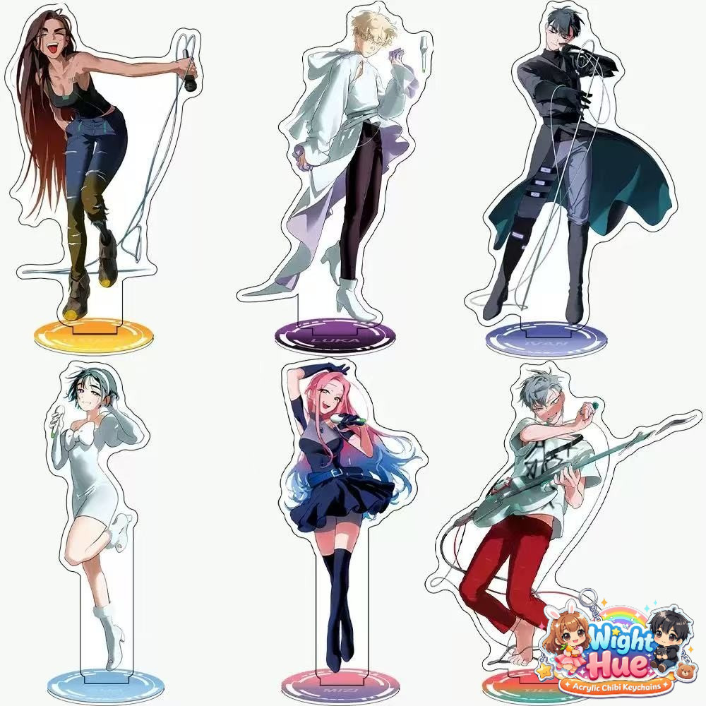 Anime Game Cartoon Alien Stage Hyuna Fanyi Sua Mizi Till Acrylic Desktop Signboard Periphery Ornamen