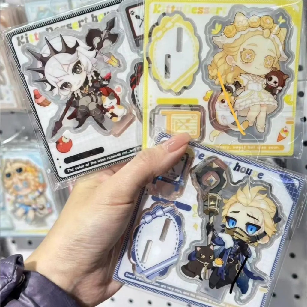 Standee Identity V mô hình acrylic nhân vật Ithaqua Night Watcher Galatea chibi trang trí bàn học de