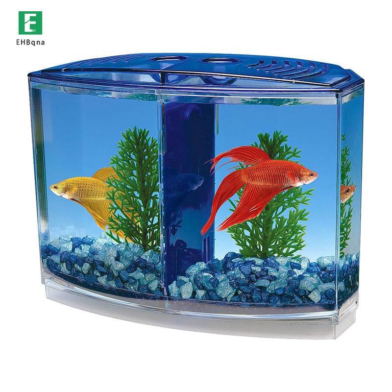 [EHB-t] Hộp cá chiến đấu đôi lớn Eco Rumble Fish Aquarium Mini Aquarium Hộp cách ly bằng nhựa Hộp nh