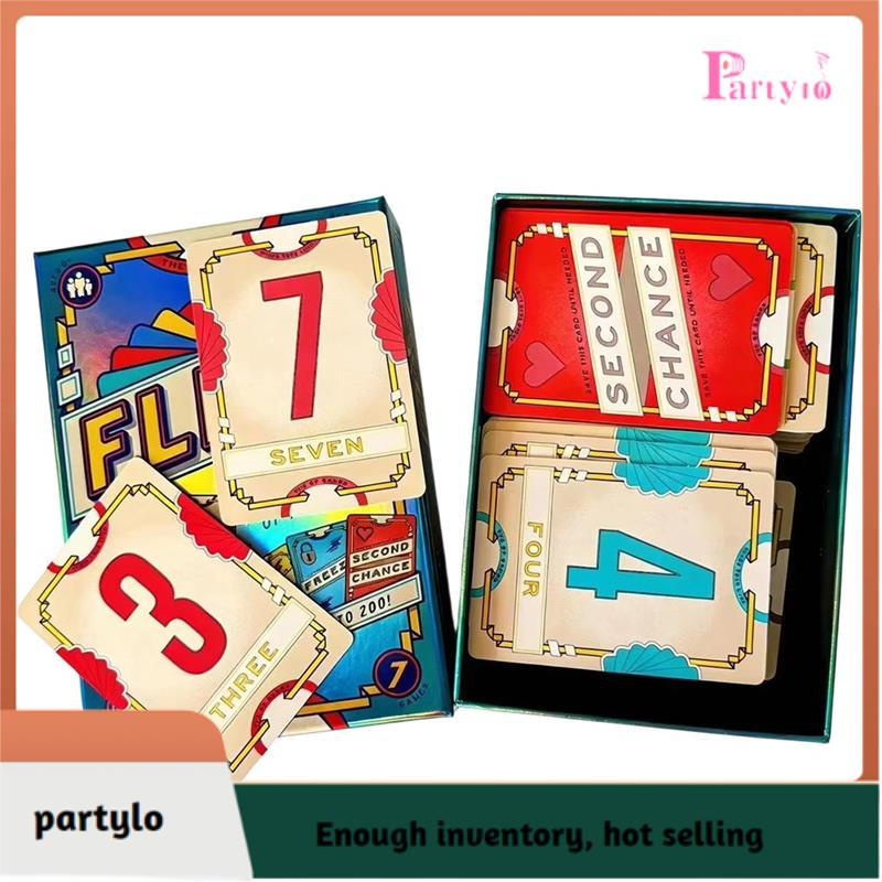 [partylo] Flip 7 Fun & Games FLIP 7 Board Game Cards Trò chơi thông thường Trò chơi nhiều người chơi