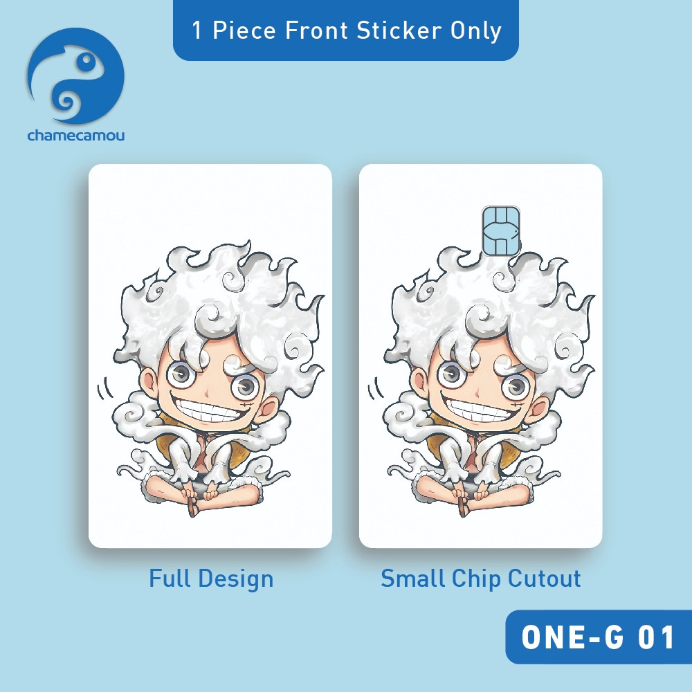 Miếng Dán Trang Trí One Piece Luffy Part 2 Gear 5 4 3 – Skin Thẻ ATM, Thẻ Chung Cư, Thẻ Xe | AT CARD