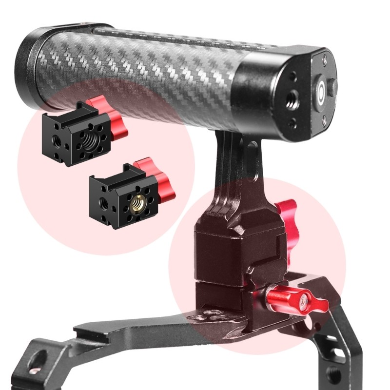 Addtoyou11 Trượt Kẹp Adapter Cho Máy Ảnh DSLR Giàn Cho RS3 RS4 Gimbal Hệ Thống Nhiều Gắn
