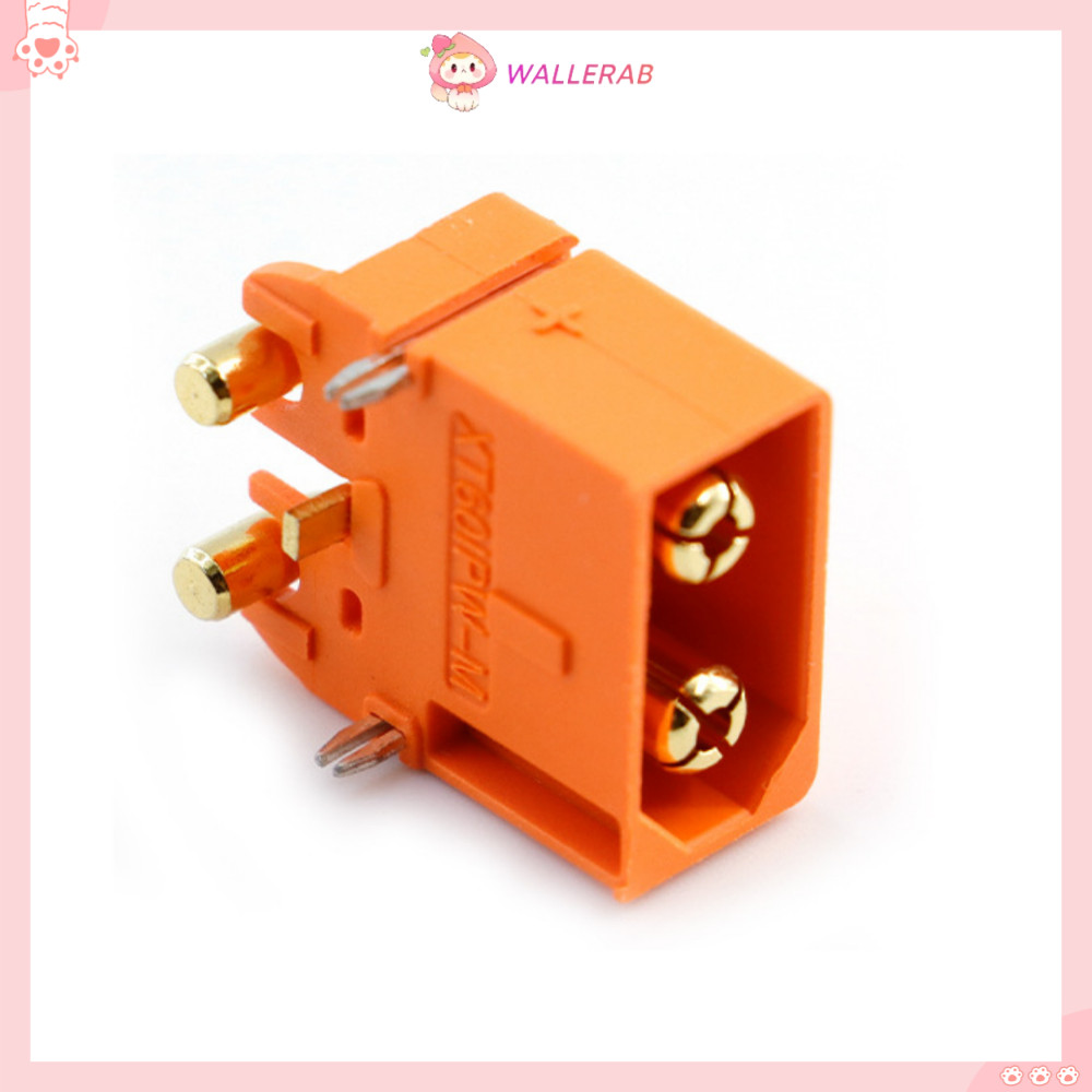 WALLERAB 2 phích cắm dòng XT60I, đồng thau mạ vàng dòng điện cao XT60IE-M XT60IPW-M, Tín hiệu 2 + 1 