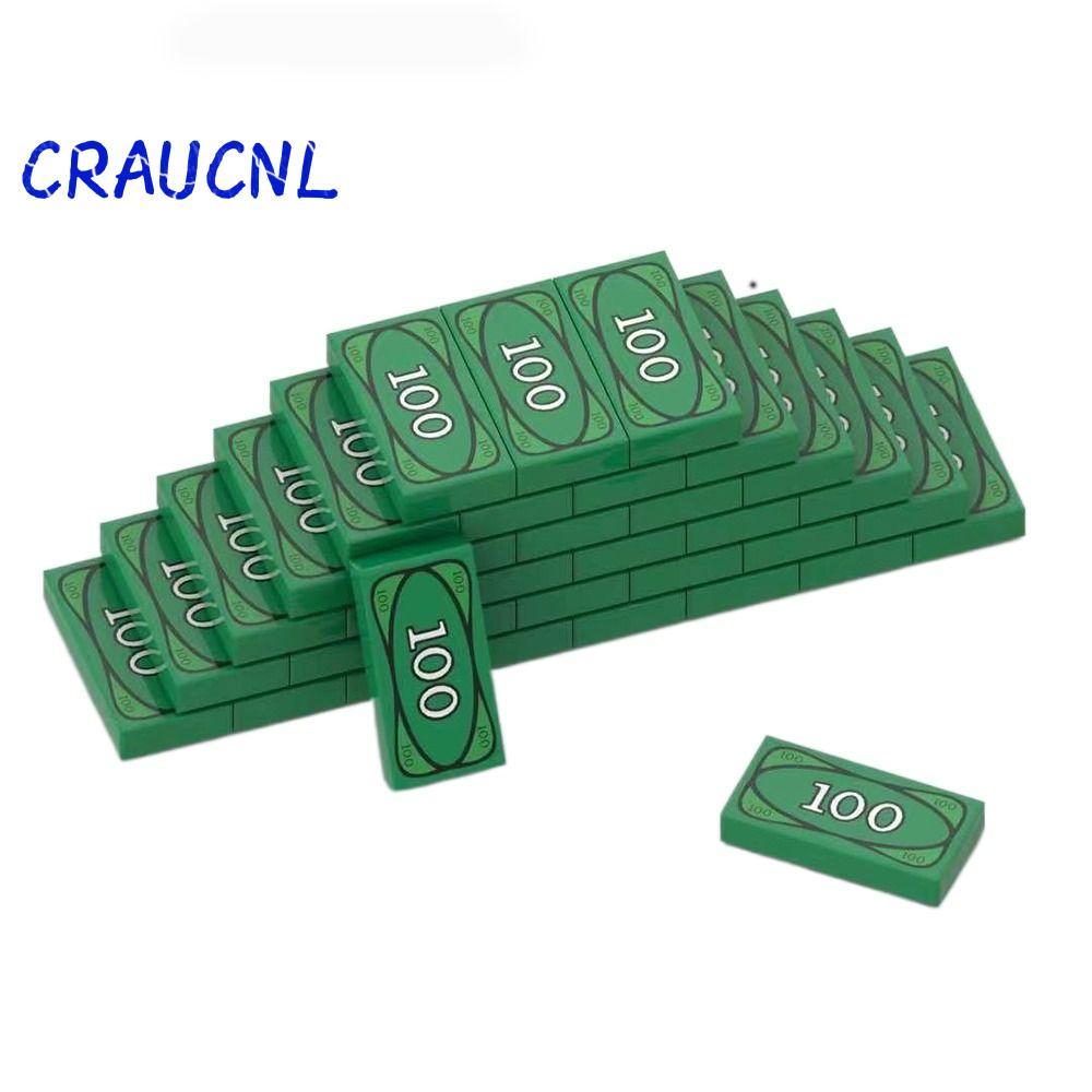 LUOL 20 Chiếc Nhỏ Khối Viên Phụ Kiện, Đô La USD Khối Xây Dựng Tiền Đồ Chơi, Ngộ nghĩnh Triệu Phú Giả