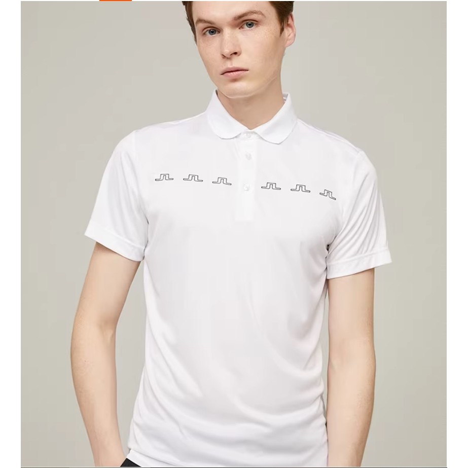 J.LINDEBERG Áo Polo ngắn tay in họa tiết