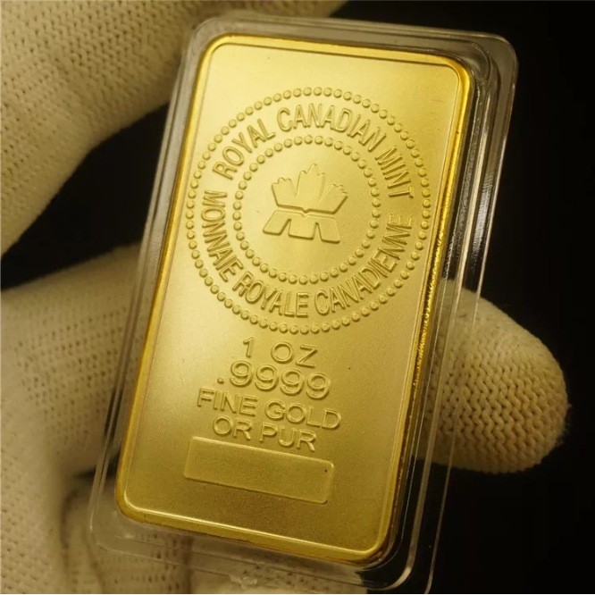 2026 Phong Cách Mới Vàng Nugget Canada Kỷ Niệm Đồng Xu Nugget Nước Ngoài Đồng Xu Vuông Vàng Bạc Nugg