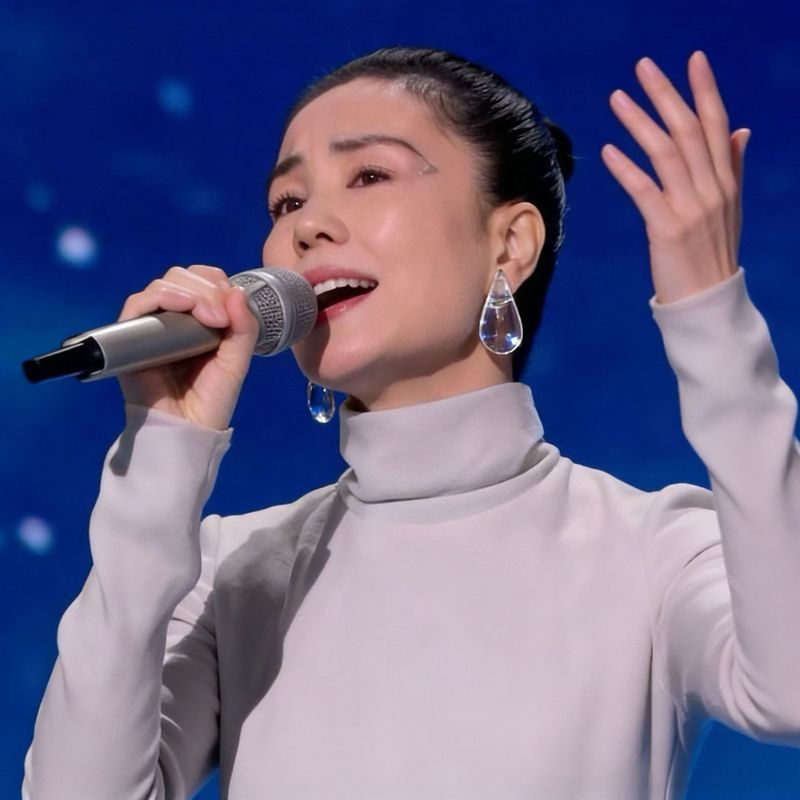 260316Bông tai thả nước cùng phong cách của Faye Wong, Phiên bản cao cấp, Lễ hội mùa xuân năm con ng