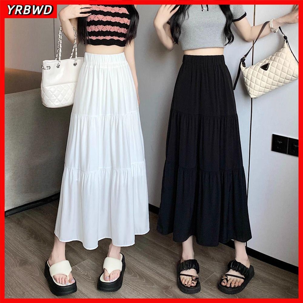 Váy Maxi chữ A xếp ly, Style Boho với eo co giãn - Xu hướng thời trang 2024