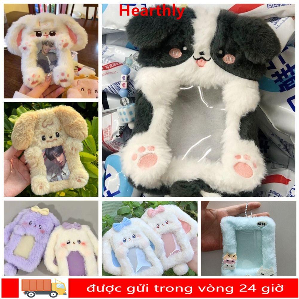 Thẻ Photocard HEARTHLY, Hộp đựng thẻ ảnh thỏ / chó / mèo sang trọng, Thỏ tai lớn chất lượng cao / Th